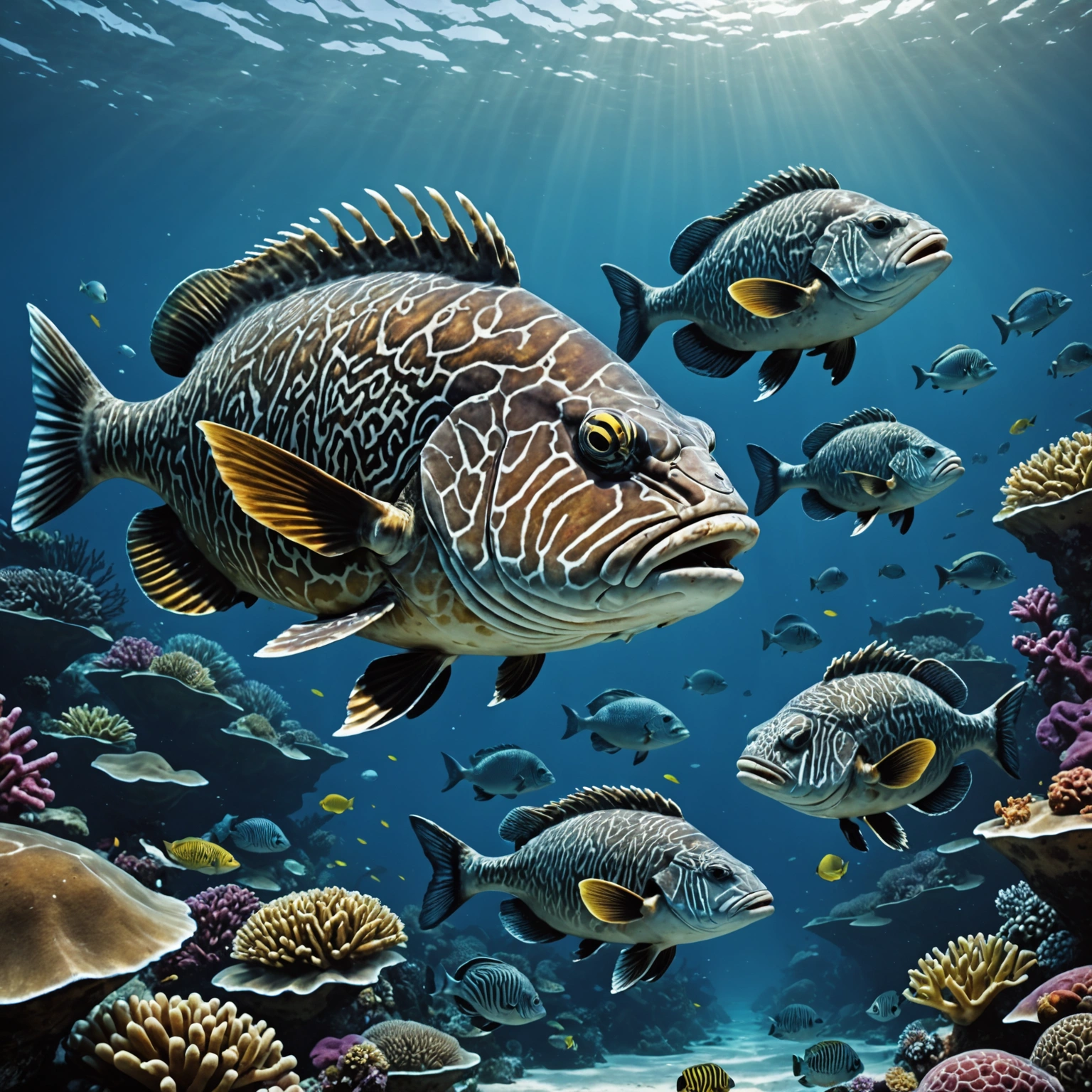 Груперы: загадочные гиганты морей и их удивительный способ рыба глотания